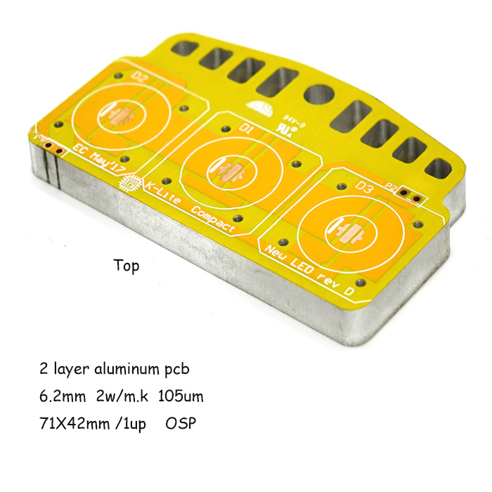 PCB อลูมิเนียม 2 ชั้น